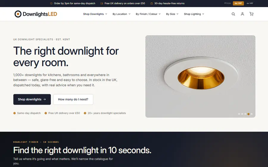 DownlightsLED homepage